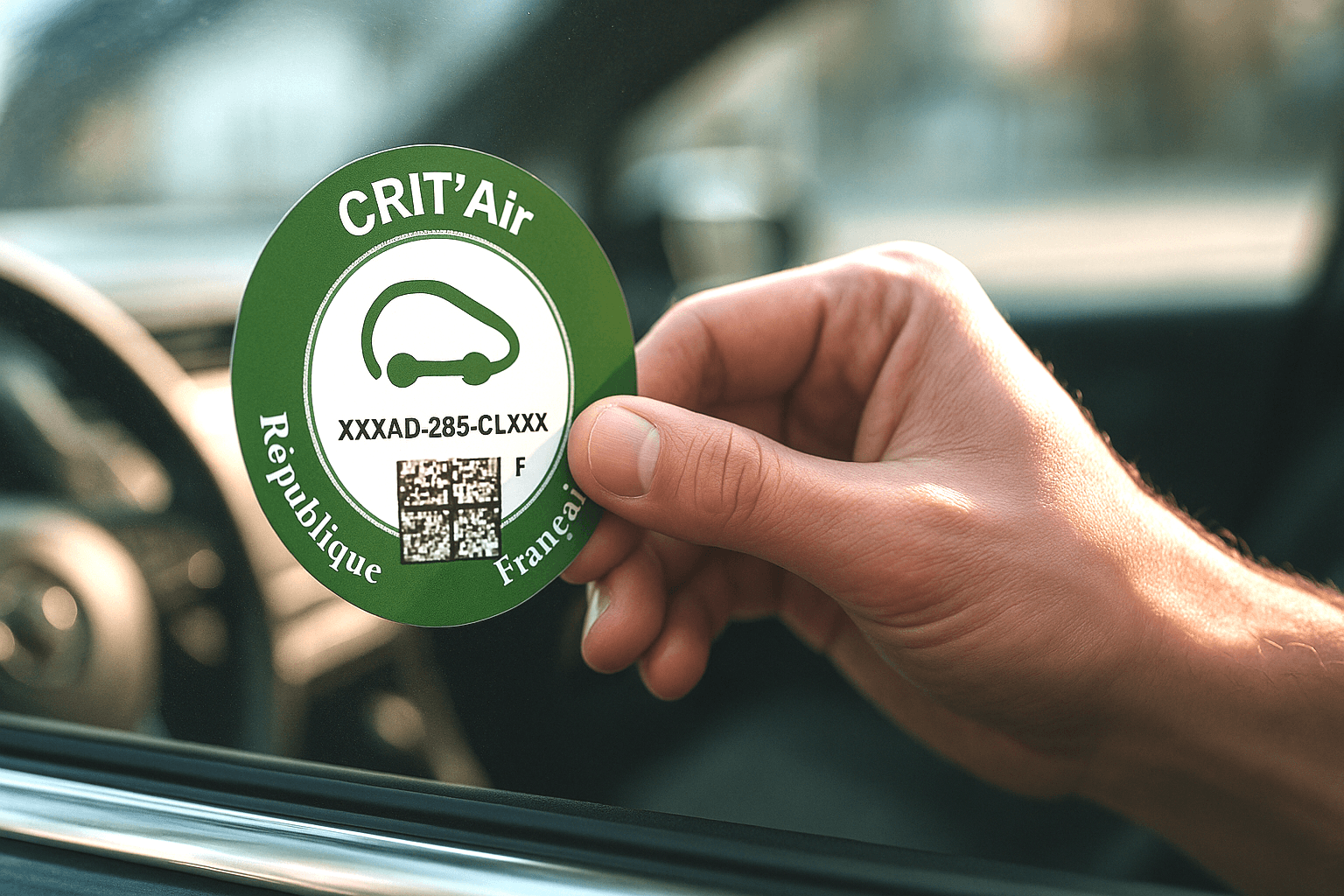 Milieusticker Frankrijk